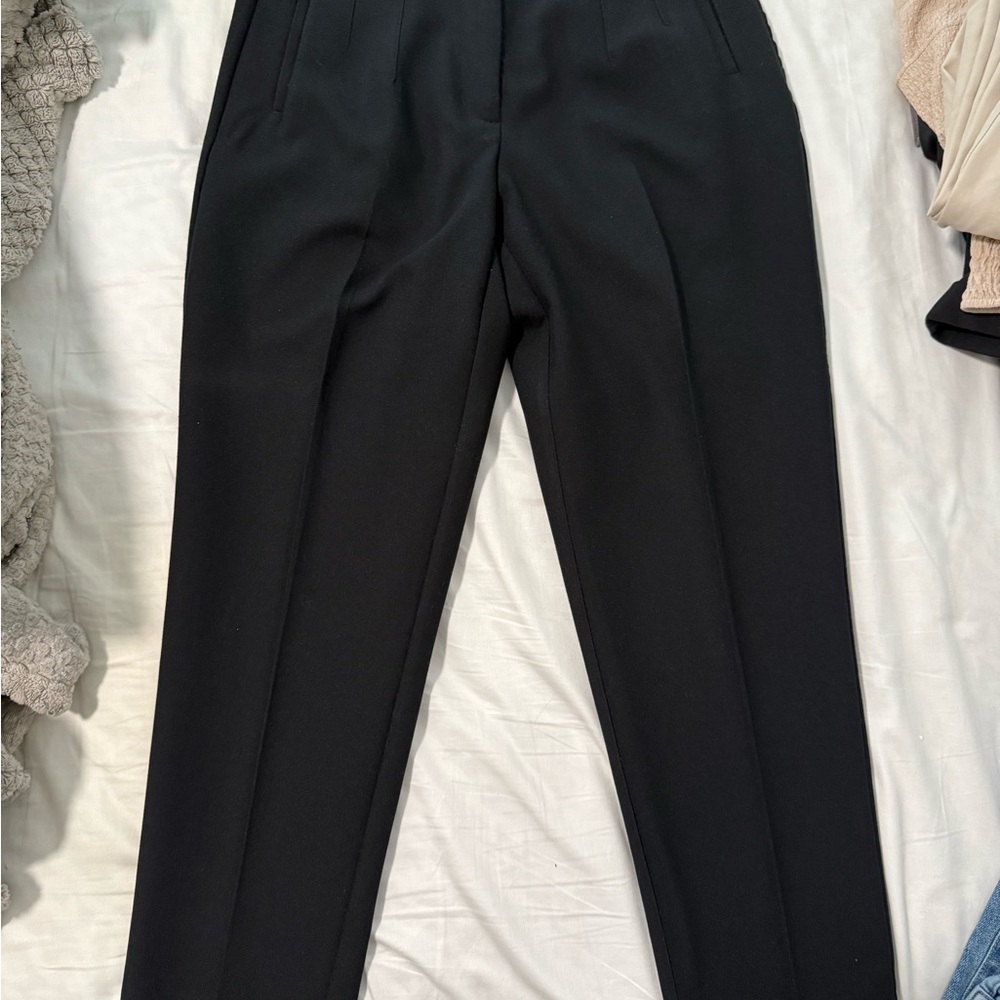 Zara Black Dress Pants with Tailored Design